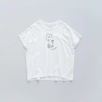 grin  ベーシック天竺クラフト刺繍Tシャツ