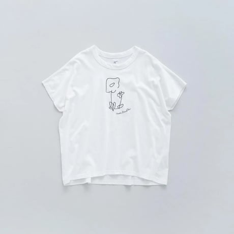 grin  ベーシック天竺クラフト刺繍Tシャツ