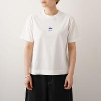 NATURAL LAUNDRY  TOP天竺SHARK刺繍Tシャツ
