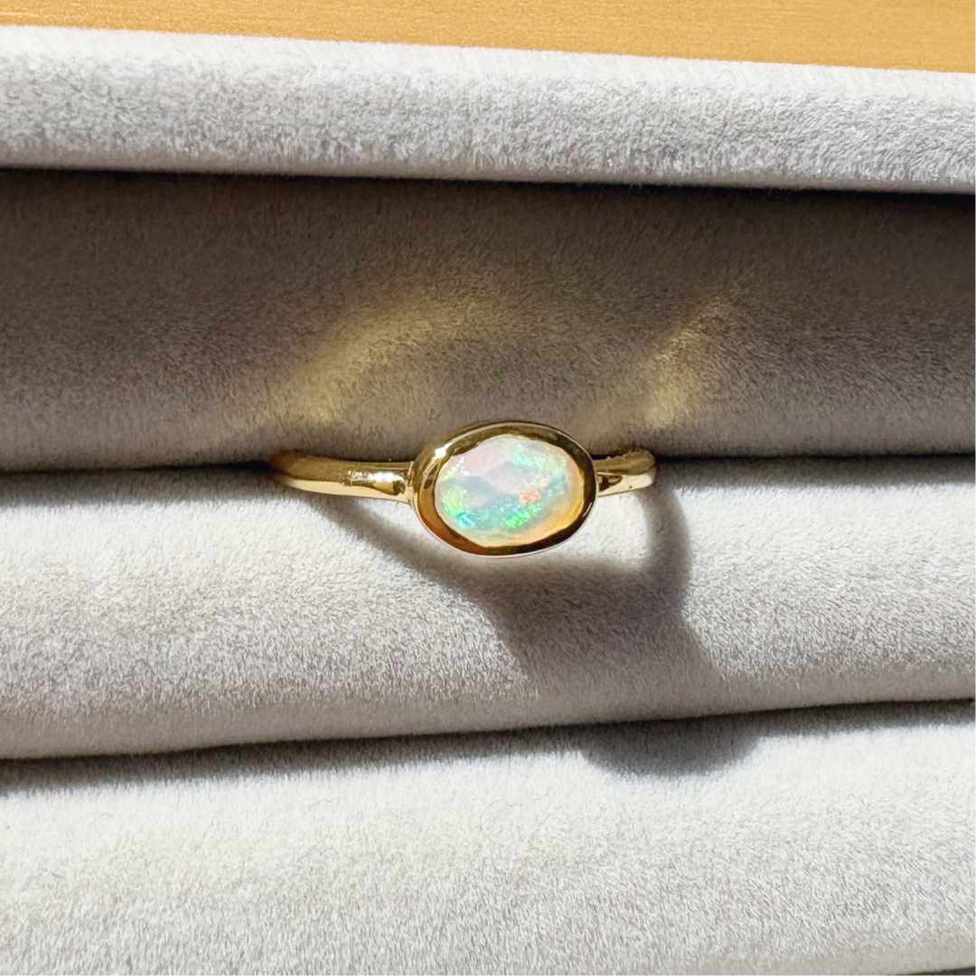 天然石リング【オパール】 | CORNFIELD SHIMADA