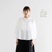 HUIS. 先染めバフクロスイージーワークパンツ（オフホワイト）【ユニ