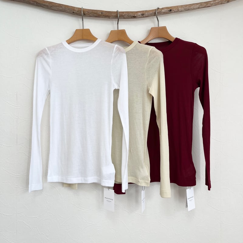 MACPHEE シアージャージークルーネックプルオーバー | CORNFIELD MACPHEE シアージャージークルーネックプルオーバー | CORNFIELD