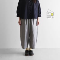 HUIS.  ギザコットンヘンプバルーンパンツ（ライトグレー）【ユニセックス】506