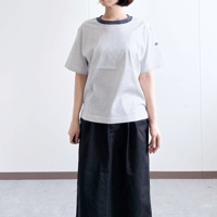Midiumi  ベーシックボーダーTシャツ