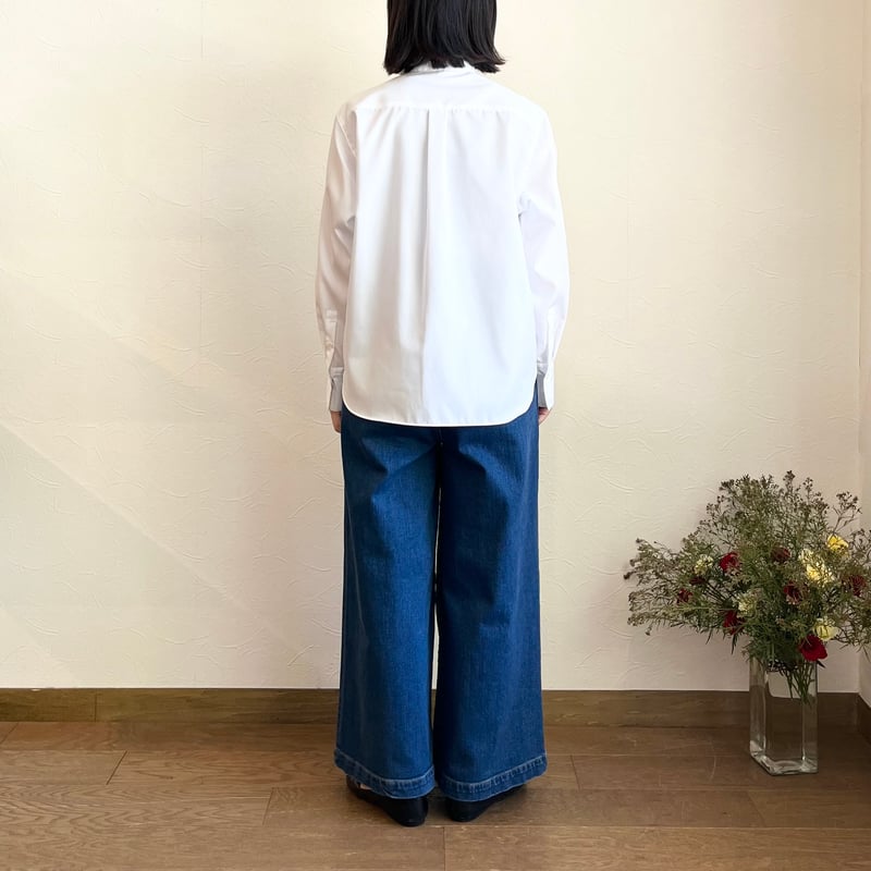 MACPHEE コットンブロードボウタイブラウス | CORNFIELD SHIMADA