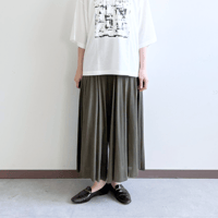 KOFTA  コットンシフォンタックワイドパンツ