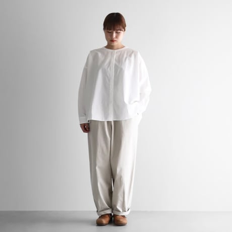 HUIS.  バフクロスバルーンパンツロング（グレージュ）【ユニセックス】506L