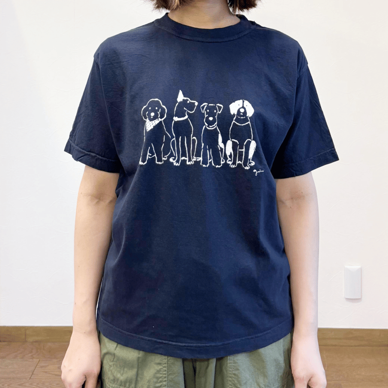 grin DoggysプリントT | CORNFIELD SHIMADA