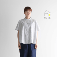 HUIS. 先染めバフクロスイージーワークパンツ（オフホワイト）【ユニ