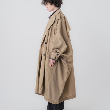 <予約商品>[TA-CT0018] EPAULETTE CAPE TRENCH BIG COAT