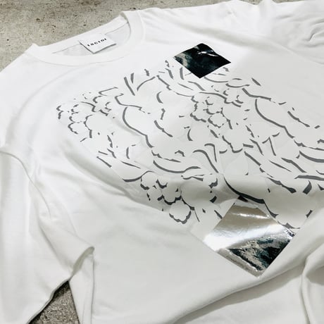 [TA-RE-006]quiet floral lame T-shirt　サイズ３