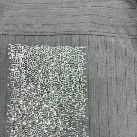 [TA-PT0041]SHEER SEQUIN EMBROIDERY TROUSER