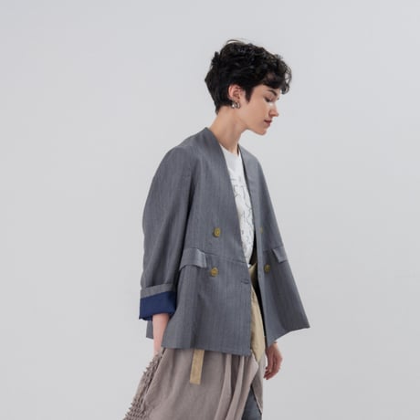 [TA-JK0033]PIVOT SLEEVE BREEZE JACKET