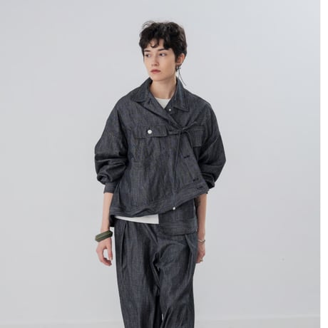[TA-JK0034]ASYMMETRIC DENIM JACKET