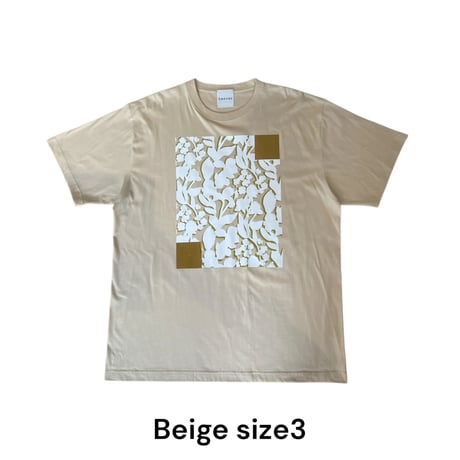 [TA-RE-006]quiet floral lame T-shirt　サイズ３