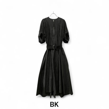 [TA-OP0047]FLARE HEM ZIP DRESS