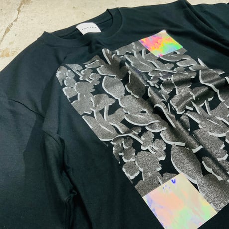 [TA-RE-006]quiet floral lame T-shirt　サイズ３