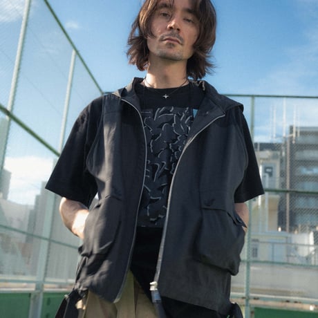 新品 19AW TACTOR タクター ロング シャツ コート 灰 210K▲ TAAKK｜スーパーロングシャツコート