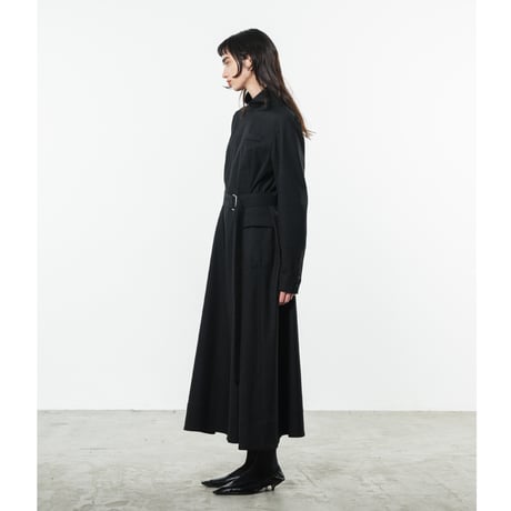 TA-OP0049 　WINDOWPANE HELITAGE LONG DRESS