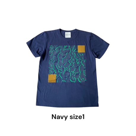 [TA-RE-005]quiet floral lame T-shirt　サイズ１