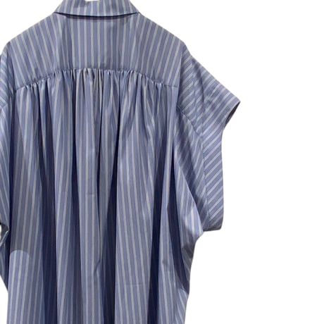 [TA-SH0044]BACK GATHERED SHORT SLEEVE SHIRT