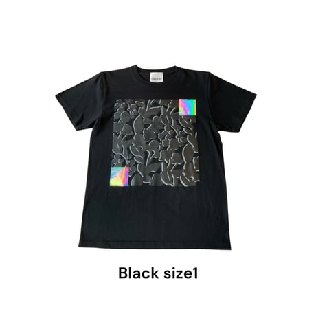 [TA-RE-005]quiet floral lame T-shirt　サイズ１
