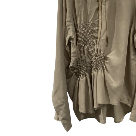[TA-TP0047]"BUMPY" VOILE TOPS