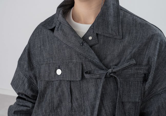 新品 19AW TACTOR タクター ロング シャツ コート 灰 210K▲ ウールライク スタンドカラーロングコート TINA：JOJUN 全3色｜tnj141