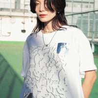 [TA-RE-006]quiet floral lame T-shirt　サイズ３