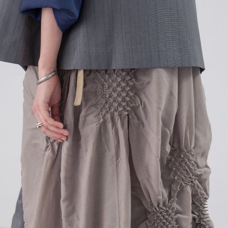 [TA-SK0035]"BUMPY" SHAPED SHOULDER STRAP SKIRT