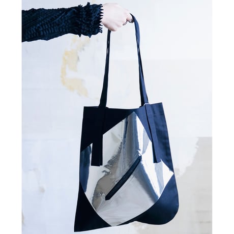 FLAT BIG BAG"night"  Black*Silver