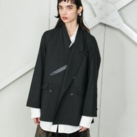 TA-JK0035 　WINDOWPANE PIVOT SLEEVE JACKET