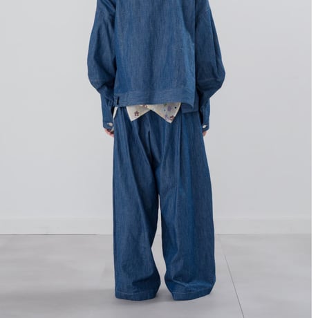 [TA-PT0042]DENIM WILD TROUSER