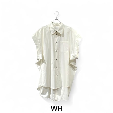 [TA-SH0044]BACK GATHERED SHORT SLEEVE SHIRT