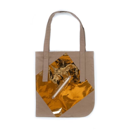 FLAT BIG BAG"before noon"  Beige*Gold
