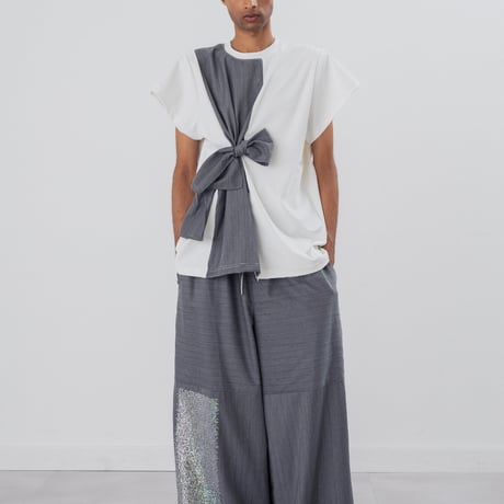 [TA-TP0044]TIE SILHOUETTE T-SHIRT