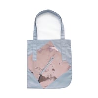FLAT BIG BAG"sweet"  Gray*Chrome