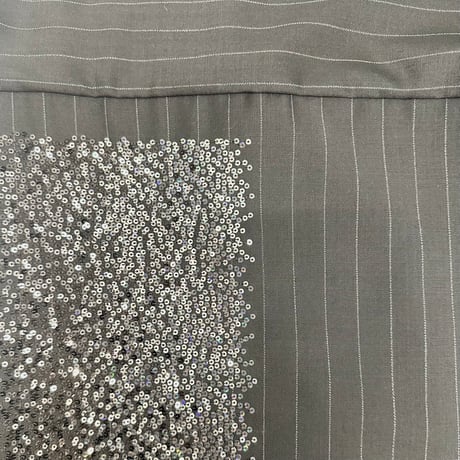 [TA-PT0041]SHEER SEQUIN EMBROIDERY TROUSER