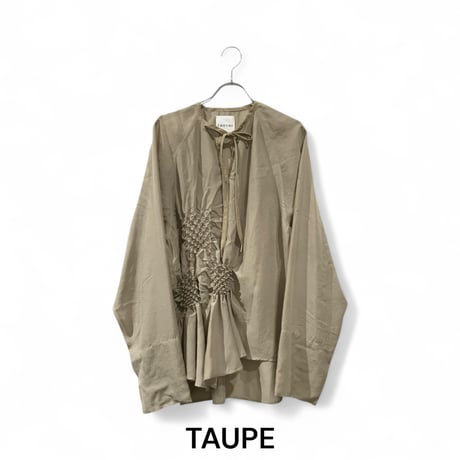 [TA-TP0047]"BUMPY" VOILE TOPS