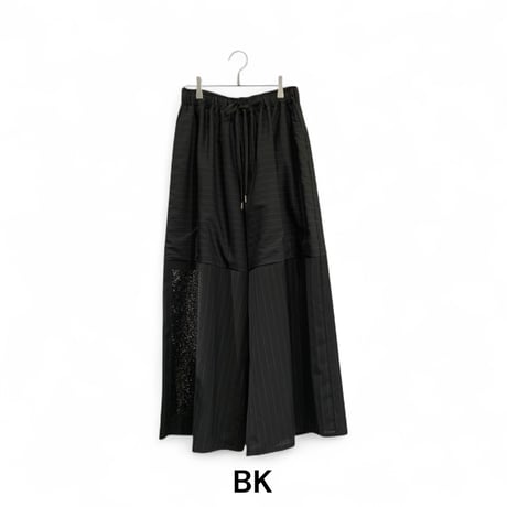 [TA-PT0041]SHEER SEQUIN EMBROIDERY TROUSER