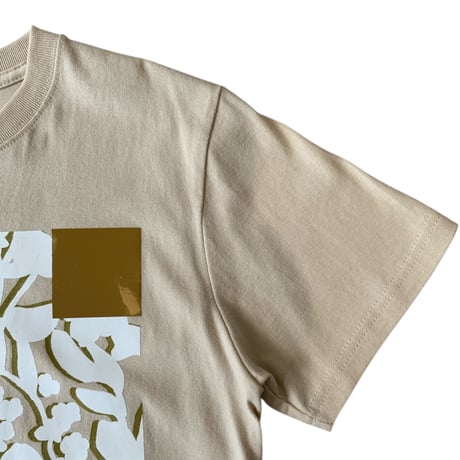 [TA-RE-005]quiet floral lame T-shirt　サイズ１
