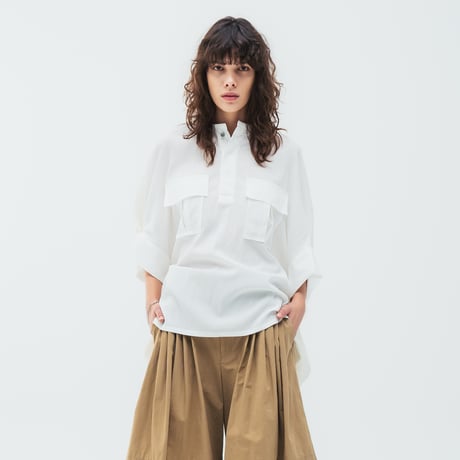 [TA-SH0039]gathered shirt