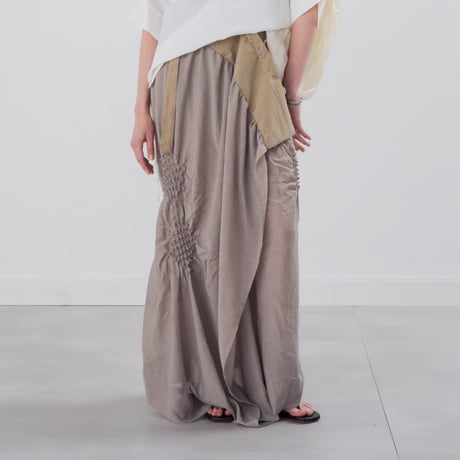 [TA-SK0035]"BUMPY" SHAPED SHOULDER STRAP SKIRT