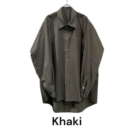 <予約商品>[TA-SH0043] BACK GATHERED BIG SHIRT