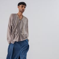 [TA-TP0047]"BUMPY" VOILE TOPS