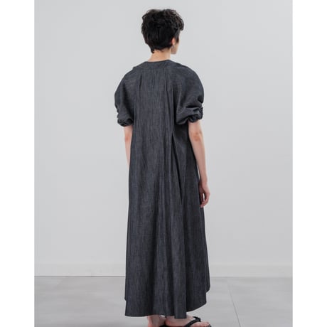 [TA-OP0047]FLARE HEM ZIP DRESS