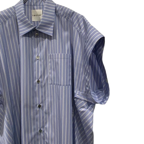[TA-SH0044]BACK GATHERED SHORT SLEEVE SHIRT
