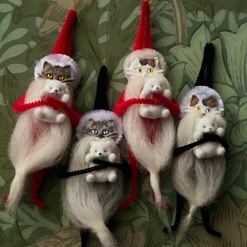 ニャンタクロース(白）2025 その1 | ナヤンコ書店