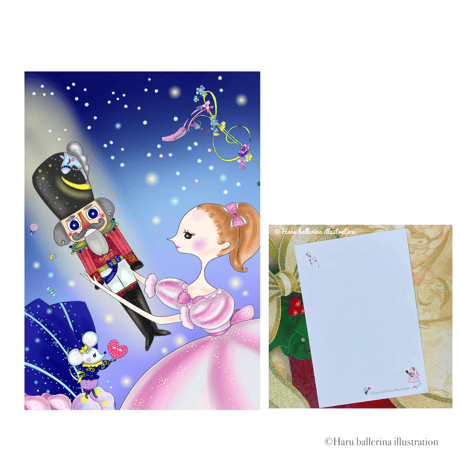 ポストカード　クララとはじめてのダンス