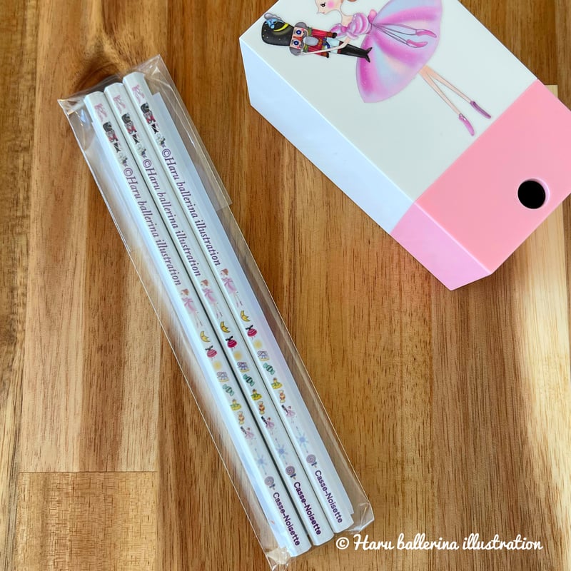 鉛筆3本セット | Haru ballerina